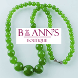 GREEN WITH ENVY BEADED NECKLACE - B ANN'S BOUTIQUE