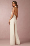 HALTER BACKLESS JUMPSUIT - B ANN'S BOUTIQUE