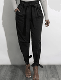 HAREM PANTS WITH TIE-UP ANKLE - B ANN'S BOUTIQUE