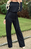 HERE WE ARE JUMPSUIT - B ANN'S BOUTIQUE