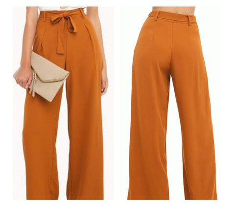 HIGH WAISTED WIDE LEG PANTS - B ANN'S BOUTIQUE