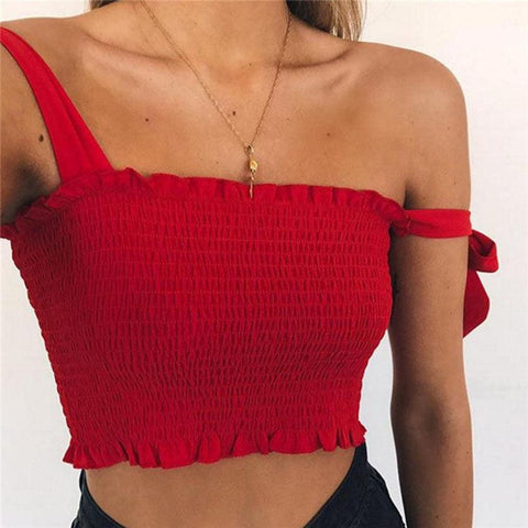 HIPPIE CHICK  CROPPED TOP - B ANN'S BOUTIQUE