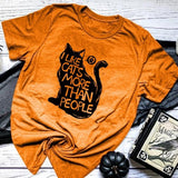 I LIKE CATS MORE TEE - B ANN'S BOUTIQUE, LLC