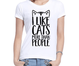 I LIKE CATS TSHIRT - B ANN'S BOUTIQUE