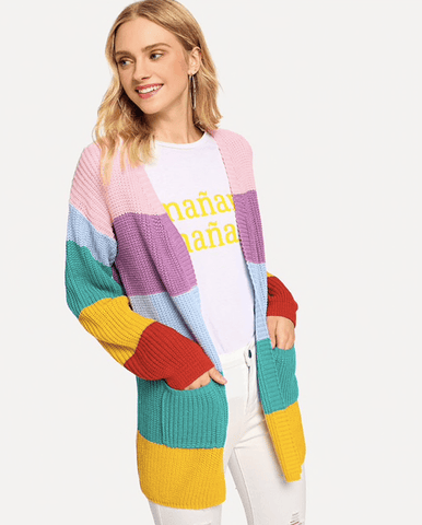 IT’S A COLORFUL WORLD CARDIGAN - B ANN'S BOUTIQUE