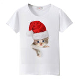 KITTEN CLAUS T-SHIRT - B ANN'S BOUTIQUE