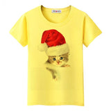 KITTEN CLAUS T-SHIRT - B ANN'S BOUTIQUE