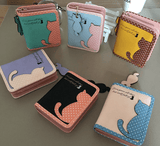 KITTEN LEATHER WALLET - B ANN'S BOUTIQUE