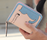 KITTEN LEATHER WALLET - B ANN'S BOUTIQUE