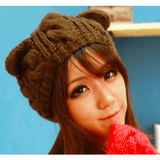 KNITTED WOOL CAT EARS BEANIE CAP - B ANN'S BOUTIQUE