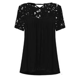 LACE & LACE-UP TOP - B ANN'S BOUTIQUE