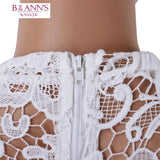 LACE CROP FLARE SLEEVE - B ANN'S BOUTIQUE