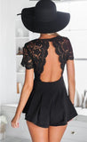 LACE CROTCHET ROMPER - B ANN'S BOUTIQUE