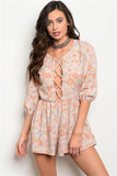 LACE-UP LOVELY ROMPER - B ANN'S BOUTIQUE