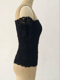LACEY LACE OFF-THE-SHOULDER BODYSUIT - B ANN'S BOUTIQUE