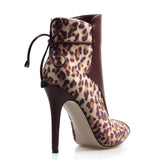 LADY LEOPOARD ANKLE BOOTIES - B ANN'S BOUTIQUE