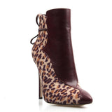 LADY LEOPOARD ANKLE BOOTIES - B ANN'S BOUTIQUE