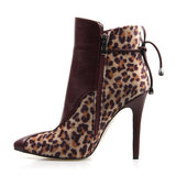 LADY LEOPOARD ANKLE BOOTIES - B ANN'S BOUTIQUE