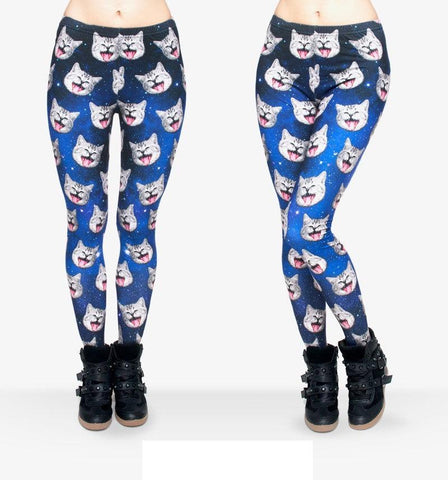 LAUGHING CATS LEGGINGS - B ANN'S BOUTIQUE