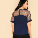 MESH MEADOWS TOP - B ANN'S BOUTIQUE