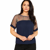 MESH MEADOWS TOP - B ANN'S BOUTIQUE