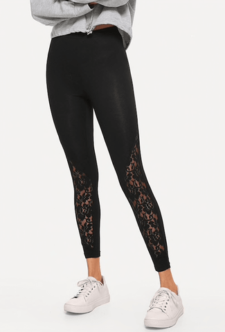 MIDNIGHT BOUQUET LEGGINGS - B ANN'S BOUTIQUE
