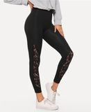 MIDNIGHT BOUQUET LEGGINGS - B ANN'S BOUTIQUE