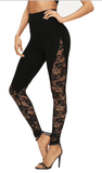 MIDNIGHT FLOWERS LEGGINGS - B ANN'S BOUTIQUE