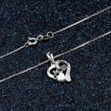 MOM OPAL HEART NECKLACE - B ANN'S BOUTIQUE