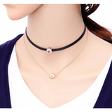 NAUGHTY & NICE CHOKER SET - B ANN'S BOUTIQUE