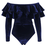 NAVY NIGHTS BODYSUIT - B ANN'S BOUTIQUE