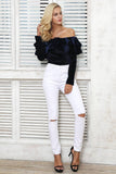NAVY NIGHTS BODYSUIT - B ANN'S BOUTIQUE