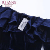 NAVY NIGHTS BODYSUIT - B ANN'S BOUTIQUE