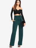 OCEAN WAVES TIE-UP PANTS - B ANN'S BOUTIQUE