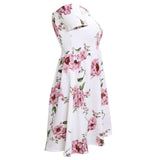 OFF-THE-SHOULDER FLORAL A-LINE DRESS - B ANN'S BOUTIQUE