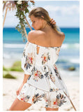 OFF-THE-SHOULDER FLORAL CUT-OUT SUNDRESS - B ANN'S BOUTIQUE