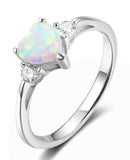 OPAL HEART RING - B ANN'S BOUTIQUE