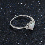 OPAL HEART RING - B ANN'S BOUTIQUE