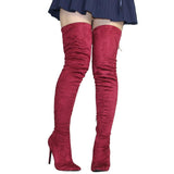 OVER THE KNEE LACE-UP BOOT - B ANN'S BOUTIQUE