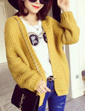 OVERSIZED DOUBLE-KNIT CARDIGAN - B ANN'S BOUTIQUE, LLC