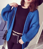 OVERSIZED DOUBLE-KNIT CARDIGAN - B ANN'S BOUTIQUE, LLC