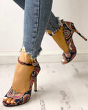 PAISLEY PERFECTION HEEL - B ANN'S BOUTIQUE
