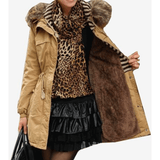 PARKA COAT WITH FAUX FUR LINING - B ANN'S BOUTIQUE