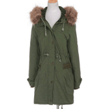 PARKA COAT WITH FAUX FUR LINING - B ANN'S BOUTIQUE