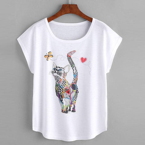 PATCHES THE CAT TEE - B ANN'S BOUTIQUE