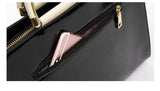 PATENT LEATHER MESSENGER TOTE - B ANN'S BOUTIQUE, LLC