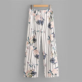 PENNY’S PERFECT FLORAL STRIPE PANTS SET - B ANN'S BOUTIQUE