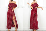 PIPER’S POLKA DOT SKIRT SET - B ANN'S BOUTIQUE