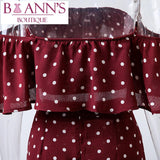 PIPER’S POLKA DOT SKIRT SET - B ANN'S BOUTIQUE