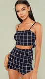 PLAID PERFECT TWO PIECE SET - B ANN'S BOUTIQUE